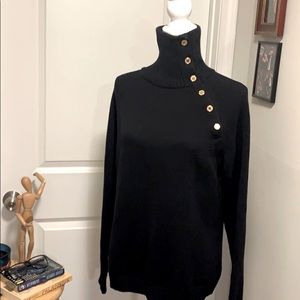 Ralph Lauren Black knit sweater SZ XL